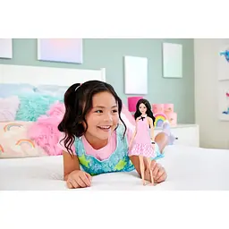 Лялька Barbie Модниця в ніжній сукні в клітинку (HRH21) - мініатюра 6