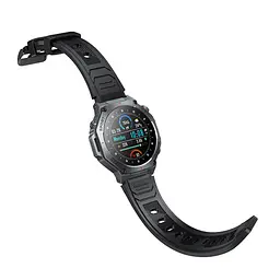 Смарт-годинник Hoco Y37 Amoled 36mm, 520 mAh, GPS sports watch (call version) Black (6942007666046) - мініатюра 5