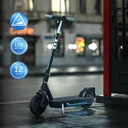 Електросамокат OKAI ES30-NEON PRO Black 10", 350(700)W, 14.7Ah, 80km, 25km\h, 25%, NFC, App, 21kg (ES30-B) - мініатюра 7