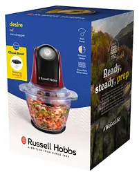 Подрібнювач Russell Hobbs 27130-56 Desire Mini Chopper (7030815) - мініатюра 6