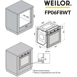 Духова шафа Weilor FPO6F8BI - мініатюра 16