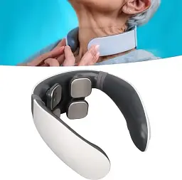 Імпульсний масажер для шиї Four-Head Cervical Massager PK-718 з 4 головками - мініатюра 2