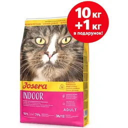 Сухий корм для котів Josera Indoor 10+1 кг