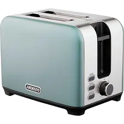 Тостер Ardesto Mint Harmony T-F400G 800Вт метал м'ятний+сріблястий