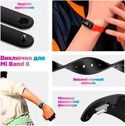 Ремінець ArmorStandart для Xiaomi Smart Band 8 / 9 / 10 Midnight Blue [ARM68020] [91462] - мініатюра 3