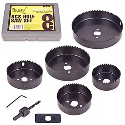 Набір корончастих фрез по дереву Alloid Building Tools 8 предметів (HS-64127) - мініатюра 2