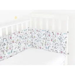 Бортики в дитяче ліжечко Cosas Unicorn 30 х 180 см (WeltBed_UnicornSweet) - мініатюра 2