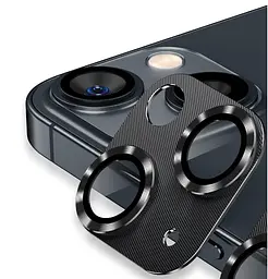 Захисне скло на камеру DK для Apple iPhone 13 mini CD Metal Armor 017840 black - мініатюра 2
