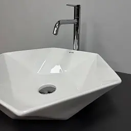 Умивальник VBI Rocazzo white накладний VBI-012624, Білий - мініатюра 2