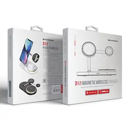 Зарядний пристрій Armorstandart Wireless Charging H101 3 in 1 Magnetic White (ARM78102) - мініатюра 7