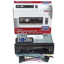 Автомагнітола JSD306 ISO — Bluetooth, FM, USB, microSD, AUX 4x60W - мініатюра 2