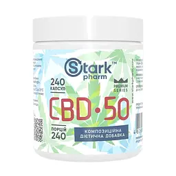 Канабідіол Stark Pharm CBD 50 mg 240 caps (1086-2023-10-4018)