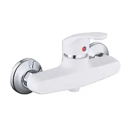 Змішувач для душу Plamix Fidel-003 Set White PM0730, Білий