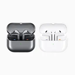 Гарнітура Samsung бездротова Galaxy Buds3 Black (High Copy) - мініатюра 3
