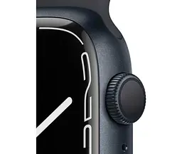 Смарт-годинник Apple Watch Series 7 GPS 45mm Midnight Aluminum Case with Midnight Sport Band (MKN53) Б/В [172524] - мініатюра 3