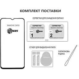Скло захисне Dengos Full Glue Realme C71 Black (TGFG-412) - мініатюра 3