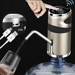 Електричний портативний насос для води WATER DISPENSER XL-129 – диспенсер для пляшок із питною водою - мініатюра 4