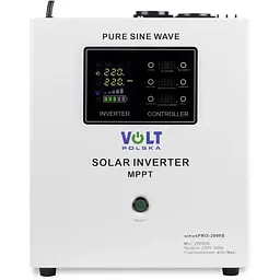 Комплект Volt Polska SINUS PRO 2000S 24/230V 1400/2000W + Акумулятор гелевий 4SUN GEL 100 Ah 2 шт - мініатюра 2