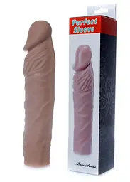 Насадка на член Boys Of Toys B-Series Perfect Sleeve Mulatto, +7 см (коричневий) - мініатюра 6