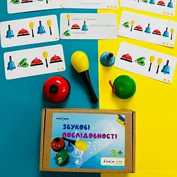 Розвивальний набір з картками-завданнями "Звукові послідовності" MM10019 - мініатюра 3
