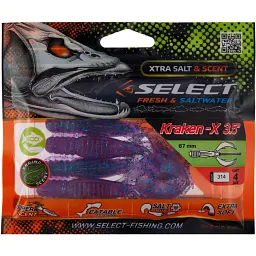 Силікон Select Kraken-X 3.5" #314 (4 шт/уп) - мініатюра 2