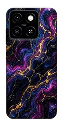 TPU чохол Demsky Purple space marble для ZTE Blade A55 4G