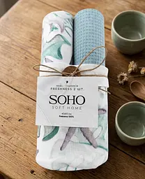 Набір рушників кухонних бавовна 100% SOHO Freshness 40х60 см 2 шт (BS 85473) - мініатюра 3