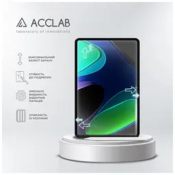 Скло захисне ACCLAB Full Glue Xiaomi Pad 6 11'' (1283126578007) - мініатюра 4