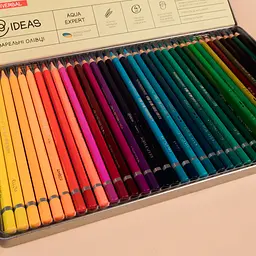 Набір олівців акварельних 99IDEAS "Aqua Expert" 36 кольорів, Universal Set, металева коробка, 99AE-36UNI - мініатюра 5