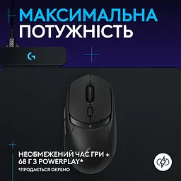 Комп'ютерна миша Logitech G309 LIGHTSPEED Black 910-007199 teh0022074 - мініатюра 7