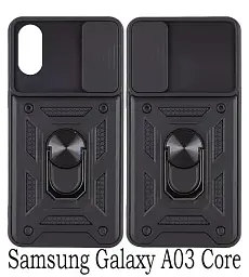Панель BeCover Military для Samsung Galaxy A03 Core SM-A032 Black (707362) - мініатюра 2