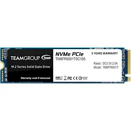 Накопичувач SSD Team m.2 NVMe MP33 1 TB (TM8FP6001T0C101)