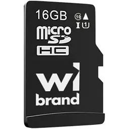 Micro SD 16Gb Wibrand Class10 без адаптера (UHS-1)
