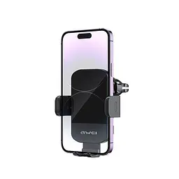 Автотримач AWEI X43 15W Car Holder Wireless Charger Black