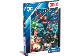Пазл Clementoni Super: Герої коміксів, DC Comics (Super - DC Comics Superhero Puzzle - 300 pcs.), 300 ел. (21725)