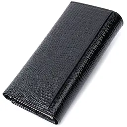 Жіночий гаманець із натуральної лакованої шкіри ST Leather 22679 чорний - мініатюра 2