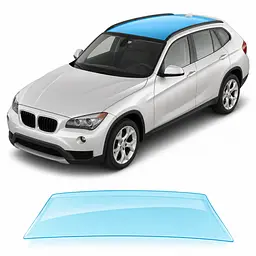 Антигравійна захисна бронеплівка за лекалами для BMW X1 E84 2009-2015 - зона даху