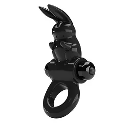 Ерекційне кільце Pretty Love Exciting Ring, чорне PRETTY LOVE BI-210245 103654