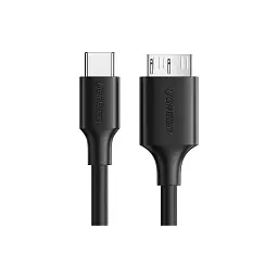 Дата кабель USB-C 3.1 to Micro USB 3.0 1.0m 3A US312 black Ugreen (20103) - мініатюра 2