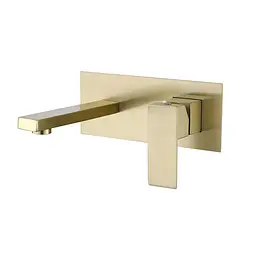 Змішувач для умивальника VBI Loreno прихованого монтажу brushed gold VBI-050212BG