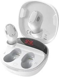 Навушники безпровідні TWS Baseus Encok True Wireless Earphones WM01 Plus (білий) (NGWM010002)