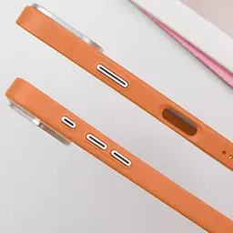 Чохол SGP PC+Leather with MagSafe для Apple iPhone 16 (6.1) Brown - мініатюра 5