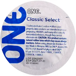 Презервативи One Classic Select 3 шт. (ROZ6400230315) - мініатюра 4