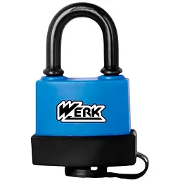 Замок навісний Werk IPW-LS5755W вологостійкий довгі канали 55 мм (121473)