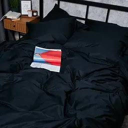 Набір наволочок Moon&Star Satin Premium Black Velvet 60х60 см 2 шт - мініатюра 3