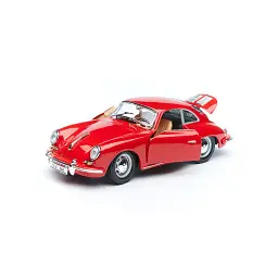 Автомодель - PORSCHE 356B (1961) (асорті слонова кістка, червоний, 1:24) - мініатюра 4