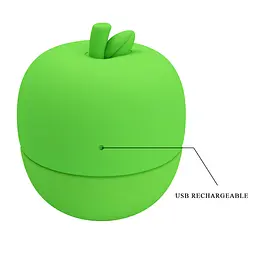Кліторальний стимулятор - Pretty Love Apple Secret Green, 12 licking settings - мініатюра 4