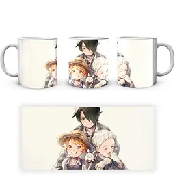 Кухоль GeekLand The Promised Neverland Обіцяний Неверленд Норман Рэй Эмма NV 02.478 330 мл білий - мініатюра 4