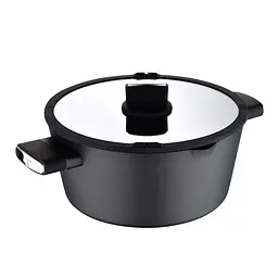 Каструля з кришкою Bergner Ion. 6 л (BG-35802-BK)