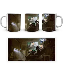 Кухоль GeekLand Cyberpunk 2077 Кіберпанк 2077 CY 02.590 330 мл білий - мініатюра 4